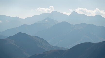mountain landscape in the morning
