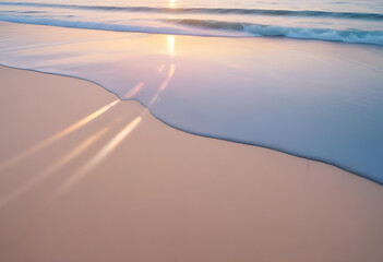 sand dunes in the morning