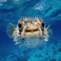 The Amusing Way A Porcupinefish Defends Itself