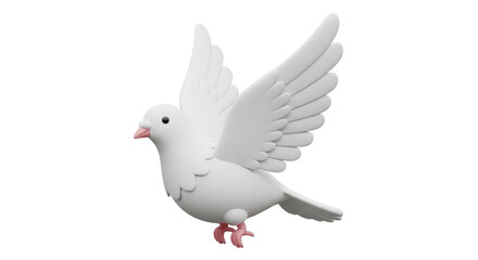 Isolated Dove