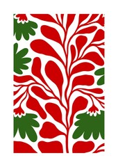 Wall decoration that combines the beauty of plant patterns with an artistic touch. This work is designed to bring a natural feel and at the same time beautify the walls of the house.	