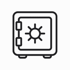 bank safe icon