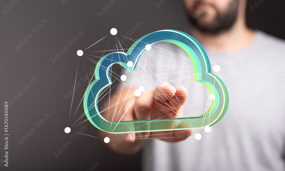 Aufkleber secure cloud computing solutions for business. boost efficiency and scalability.