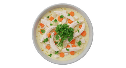 Isolated Chicken Soup