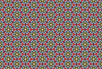 Seamless Design Luxury Tile Wallpaper Graphic Fabric Endless Interior Visual Symmetric Art Perspective Textile Shape Geometric Fashion Template Texture Background Digital Cloth Decoration Pattern.