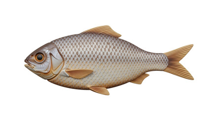 Isolated Rudd Fish