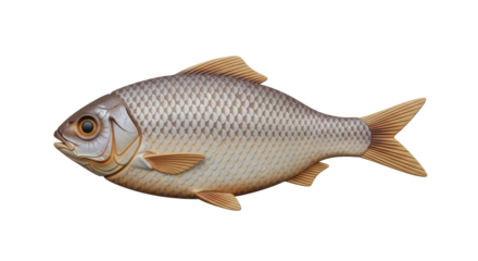 Isolated Rudd Fish