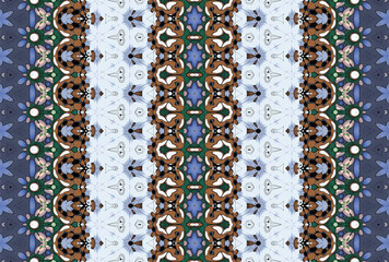 Seamless Design Luxury Tile Wallpaper Graphic Fabric Endless Interior Visual Symmetric Art Perspective Textile Shape Geometric Fashion Template Texture Background Digital Cloth Decoration Pattern.