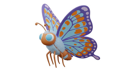 Isolated Butterfly