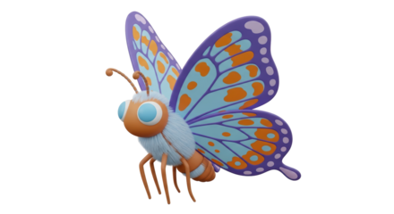 Isolated Butterfly