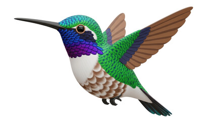 Isolated Hummingbird