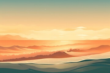 Obraz premium Ocean waves landscape backgrounds outdoors.