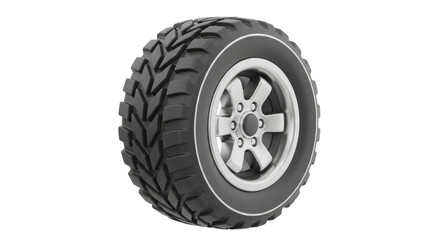 Isolated Auto tires