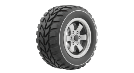 Isolated Auto tires