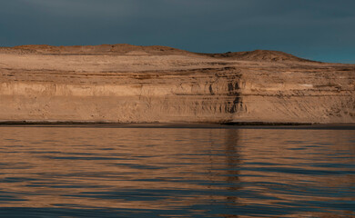 Peninsula Valdes coast landscape, World Heritage Site, Patagonia Argentina