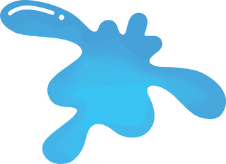 Blue Water Splash Elements – Liquid and Wave Vector Pack