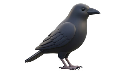 Isolated crow