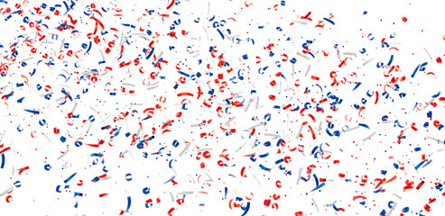 Naklejka premium Celebrate with this festive confetti background. Perfect for holidays, parties, and celebrations.