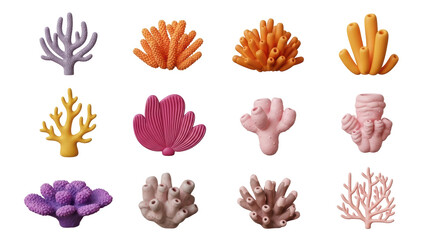 Isolated coral collection