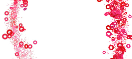 Beautiful abstract background with pink and red circles. Perfect for websites, presentations, and more!