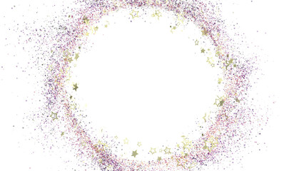 Beautiful background with gold stars and glitter. Perfect for invitations, cards, and more!