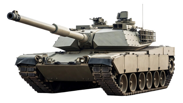 m1 abrams tank png stock photo file cut out and isolated on a white background   generative ai isolated on white background