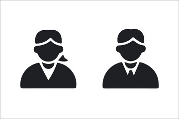 set of people icons vector