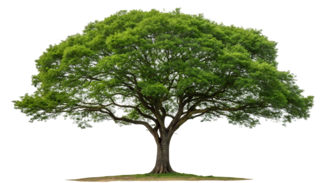 isolated single tree with clipping path and alpha channel on a white picture background. big tree large image is easy to use and suitable for all types of art work and print. isolated on white