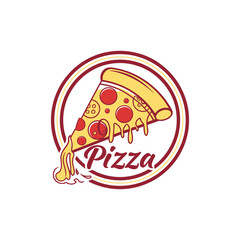 pizza logo design for pizza hub 