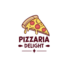 pizza logo design for pizza hub 