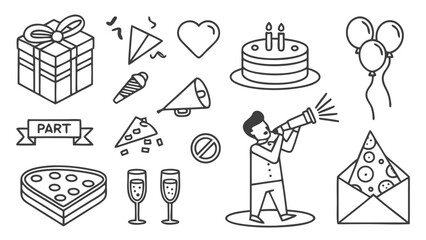Celebration Icons Party Supplies Cake Balloons and More.