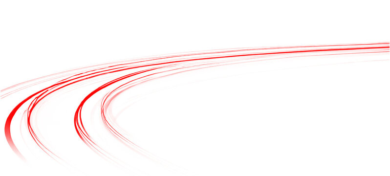 Line, red, light, vector, abstract, effect, curve luminous streak beam with motion blur, glowing trail, bright speed ray, laser stripes and dynamic futuristic shining background design.