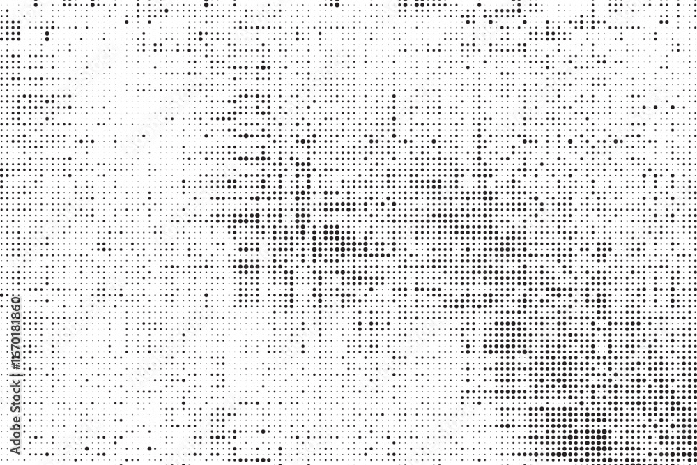 Poster radial halftone spotted gradient background. dotted stains concentric texture with fading effect. bl