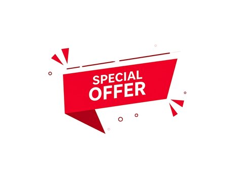 Red banner with text "Special Offer