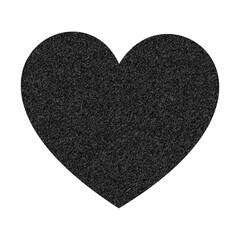 heart of black and white