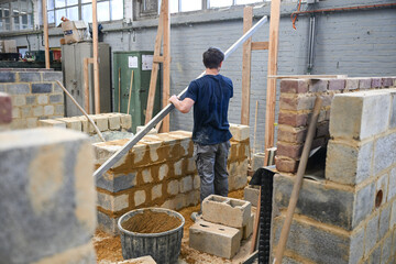 construction maconnerie brique ciment