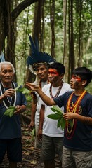 Obraz premium Amazon Rainforest Tropical Forest Conservation Biodiversity Protection Deforestation Awareness Sustainability 
