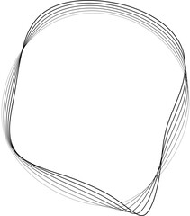 Circle liquid with blend line halftone use for badges, tag, label, logo