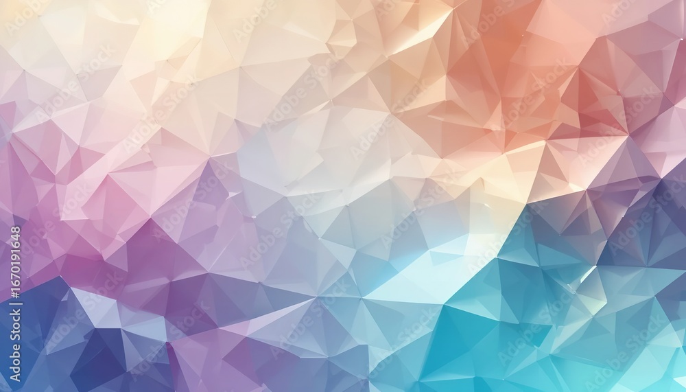 Aufkleber abstract geometric background with light and shadow playing on faceted surface design