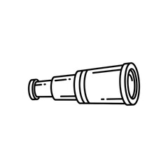 spyglass illustration an antique telescope for maritime exploration and historical research a classic nautical instrument used by navigators and adventurers perfect for educational materials