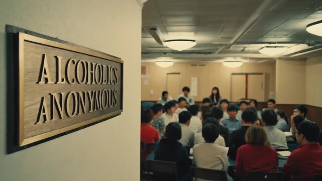 Alcoholics Anonymous Session.