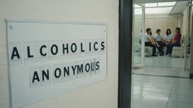 Alcoholics Anonymous Session.