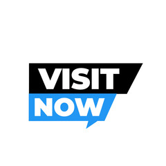 VISIT NOW png, trendy minimal design, modern label tag, flat style png