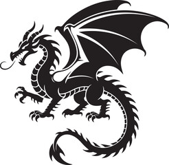 Dragon Crest Wings great set collection clip art Silhouette