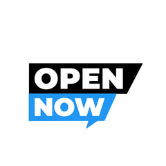 OPEN NOW png, flat style label, simple modern icon, creative digital tag