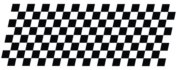 Obraz premium Modern black and white checkered pattern background offering bold design elements.Black and white checker pattern vector illustration. Abstract checkered chessboard or checkerboard for game,