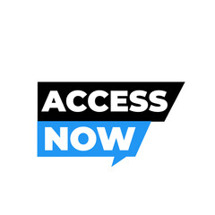 access now png, digital entry button, secure login icon, instant web tag