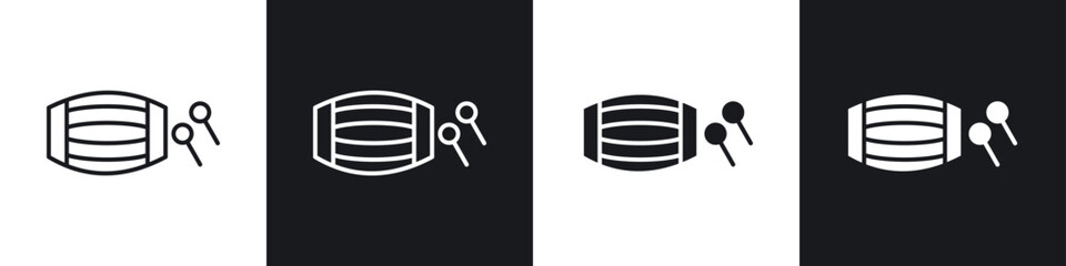 Muslim drum icons graphic vectors