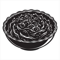 A Crisp and Refreshing Coleslaw, a Classic Side Dish with Shredded Cabbage, Carrots, and a Creamy Mayonnaise Dressing