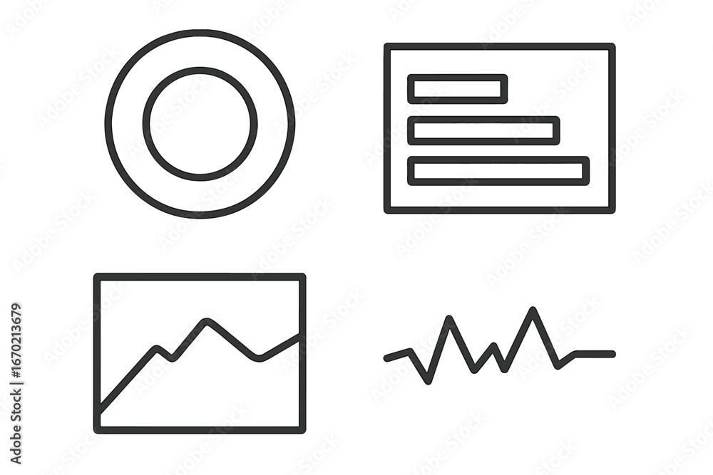Aufkleber vector illustration featuring icons for web design and ui elements